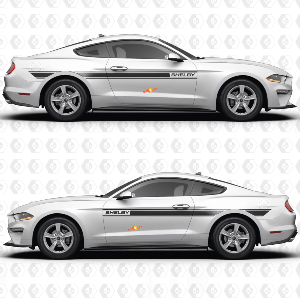 Shelby Rocker Panel Decals for Ford Mustang
