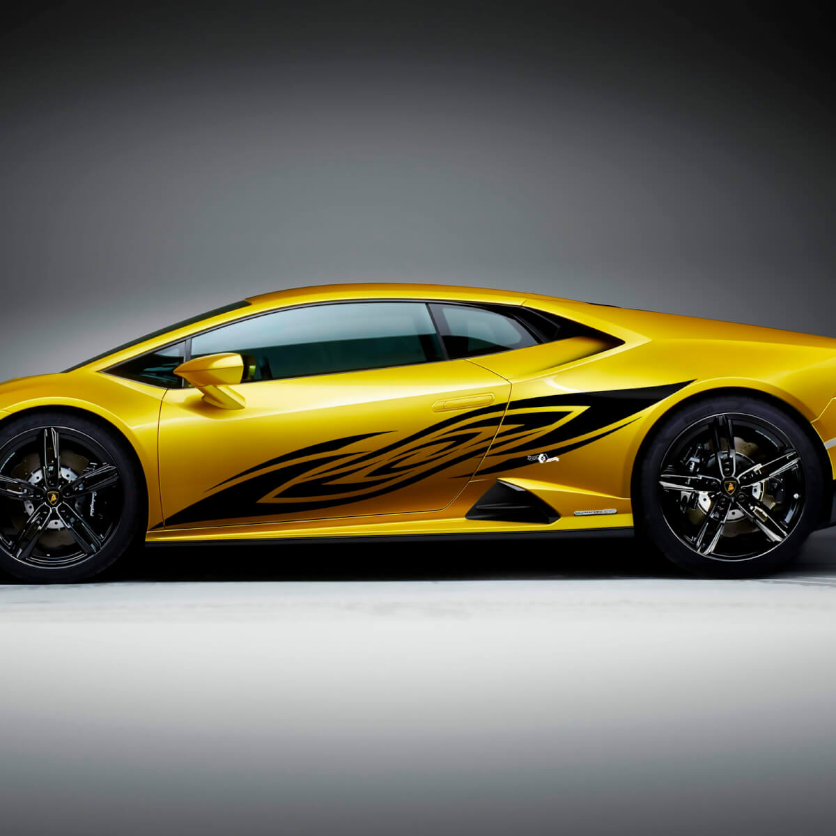 Side Racing Graphics Vinyl Decal Sticker Graphics for Lamborghini Huracan Evo
