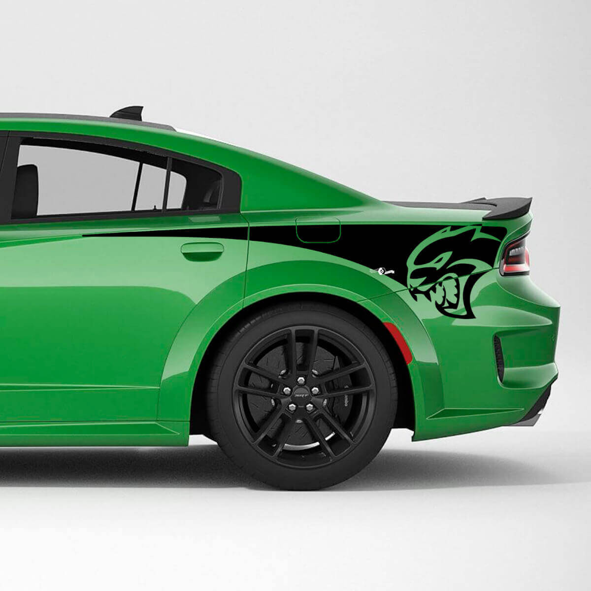 Hellcat Wildcat Arrière Quart Côté Bande Autocollant Vinyle pour Dodge Charger