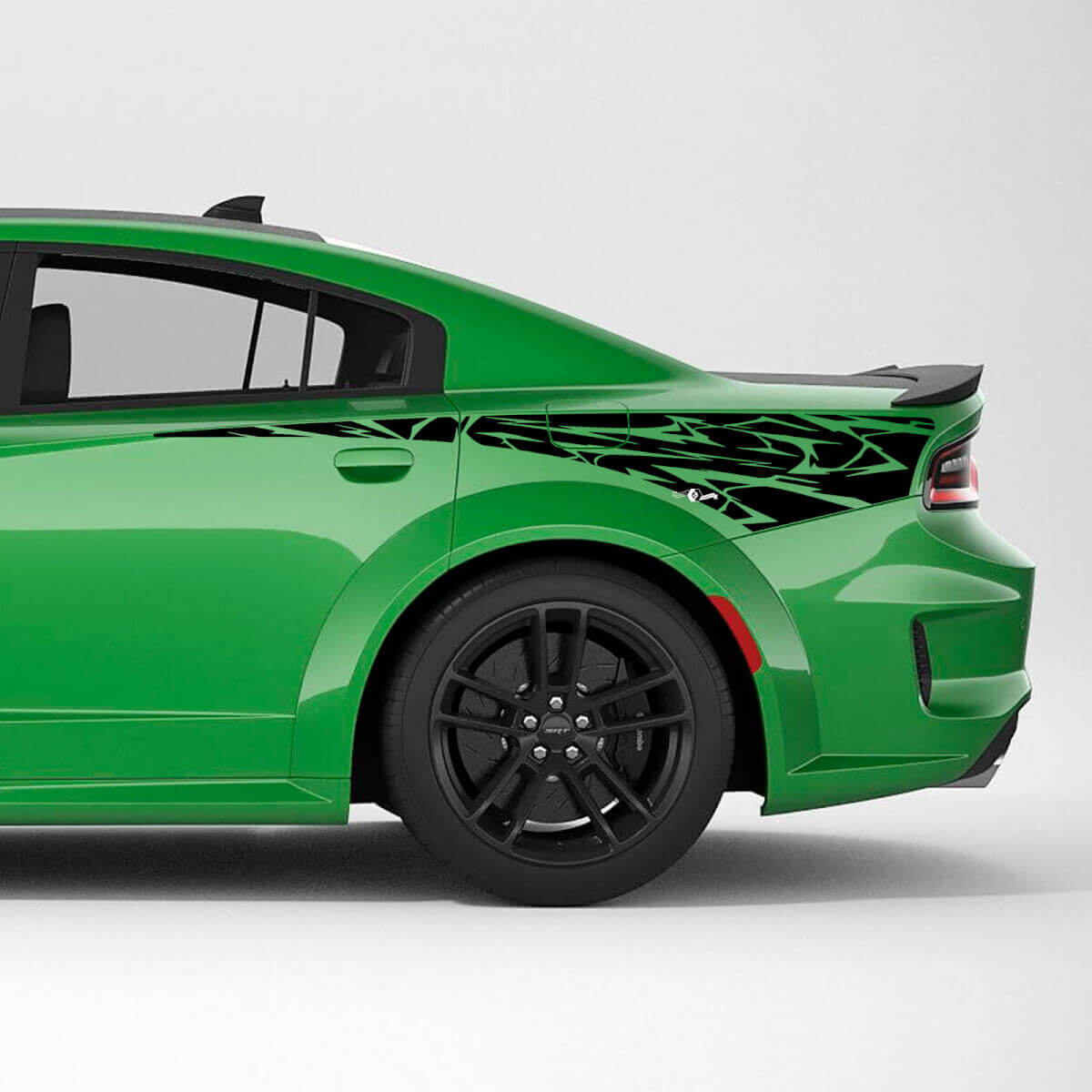 Tribal Skin Rear Quarter Side Stripe Vinyl Decal Sticker for Dodge Charger