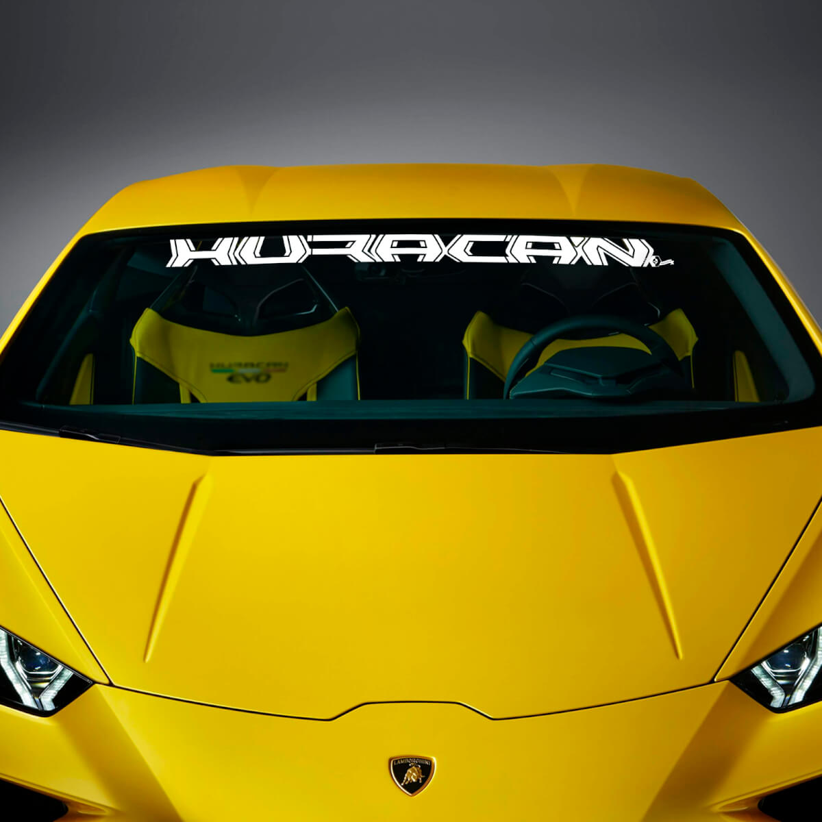 Windshield Lettering Vinyl Decal Sticker Graphics for Lamborghini Huracan Evo
