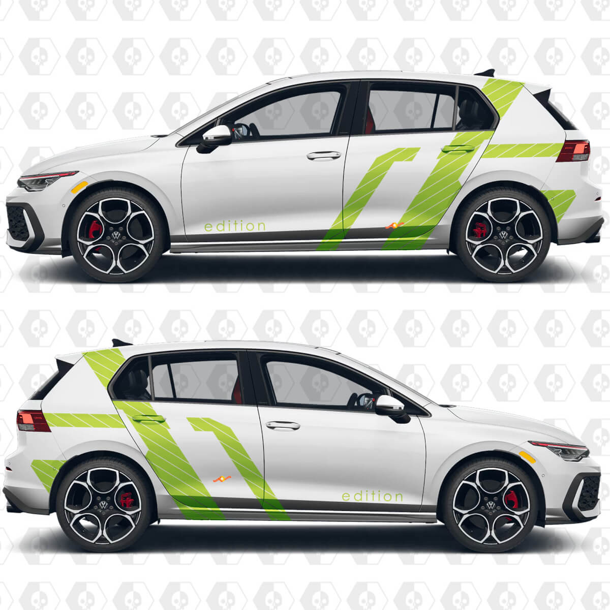 Wrap Sport Vinyl Decal Stickers for Volkswagen Golf Gti