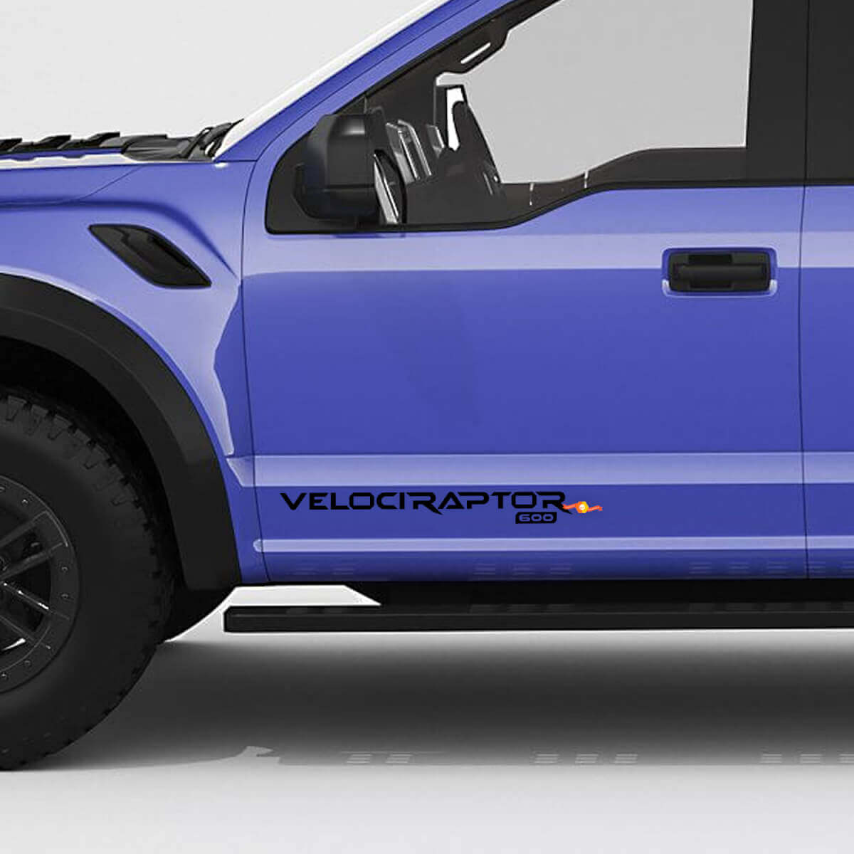 VelociRaptor V8 600 Porte latérales Sticker de hayon pour pickup Ford F150