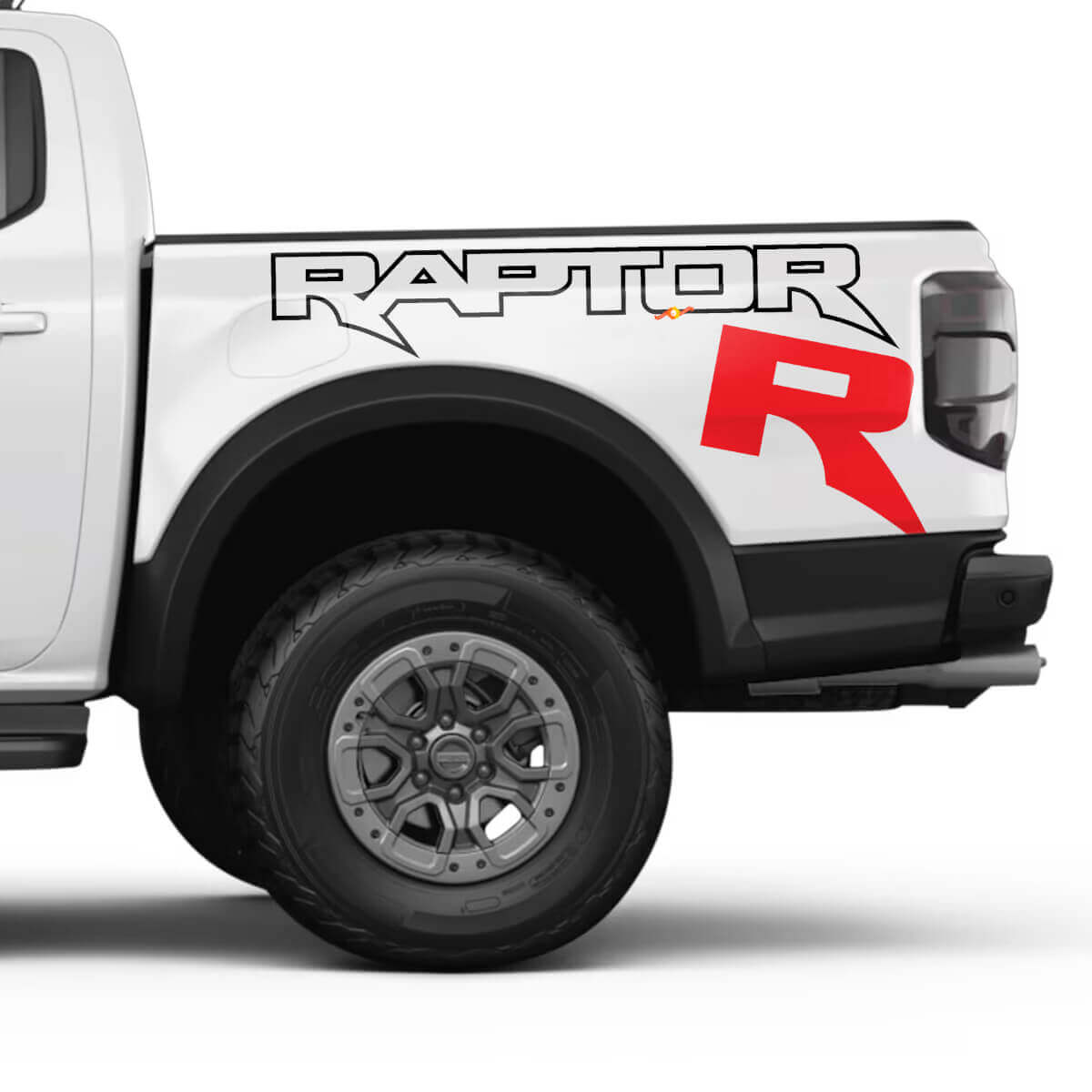 Autocollant vinyle graphique latéral pour bord de caisse pour Ford F-150 Raptor R
