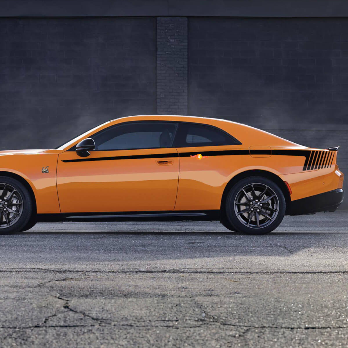 Sixpack Quarter Panel Side Stripes Vinyl Decal for Dodge Charger