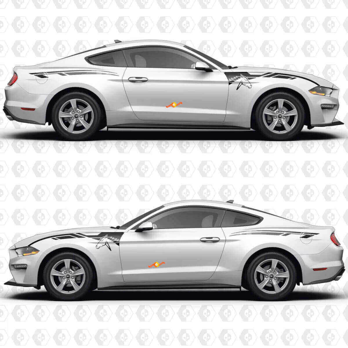 Aero Flow Guardabarro y Calco Vinílico para Panel Cuartel de Musclecar Musclecarmodel
