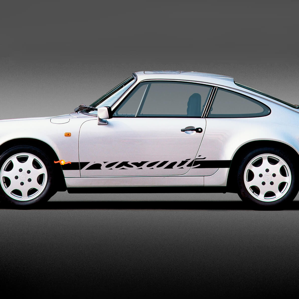 Rasant Lettering Side Stripe Vinyl Decal Sticker for Porsche 911