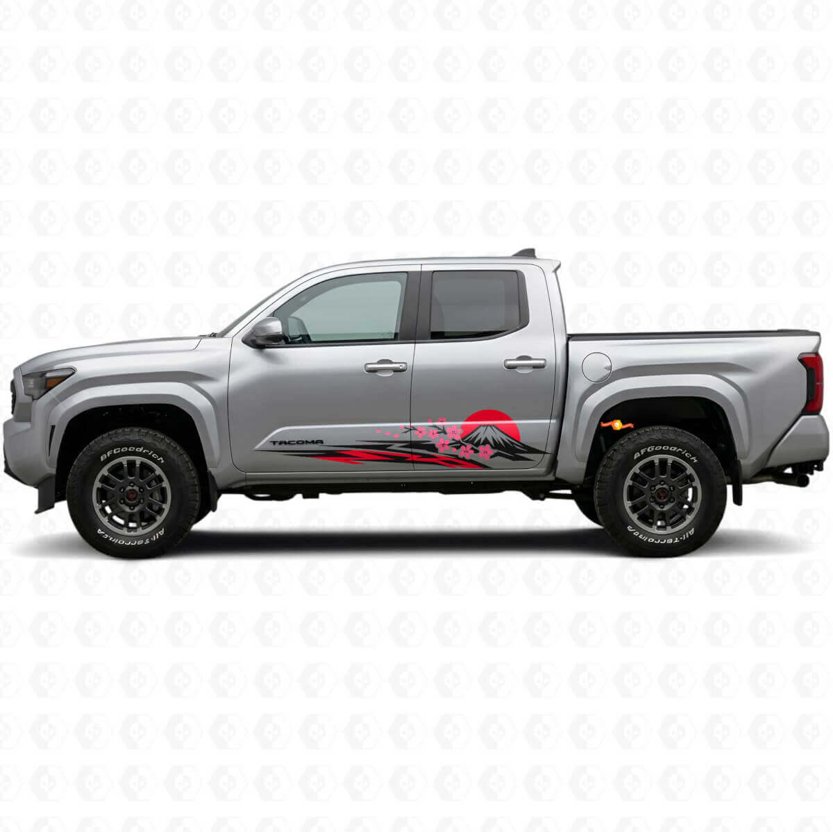 Japanese Sakura Graphic Side Vinyl Decal for Toyota Tacoma 2023+