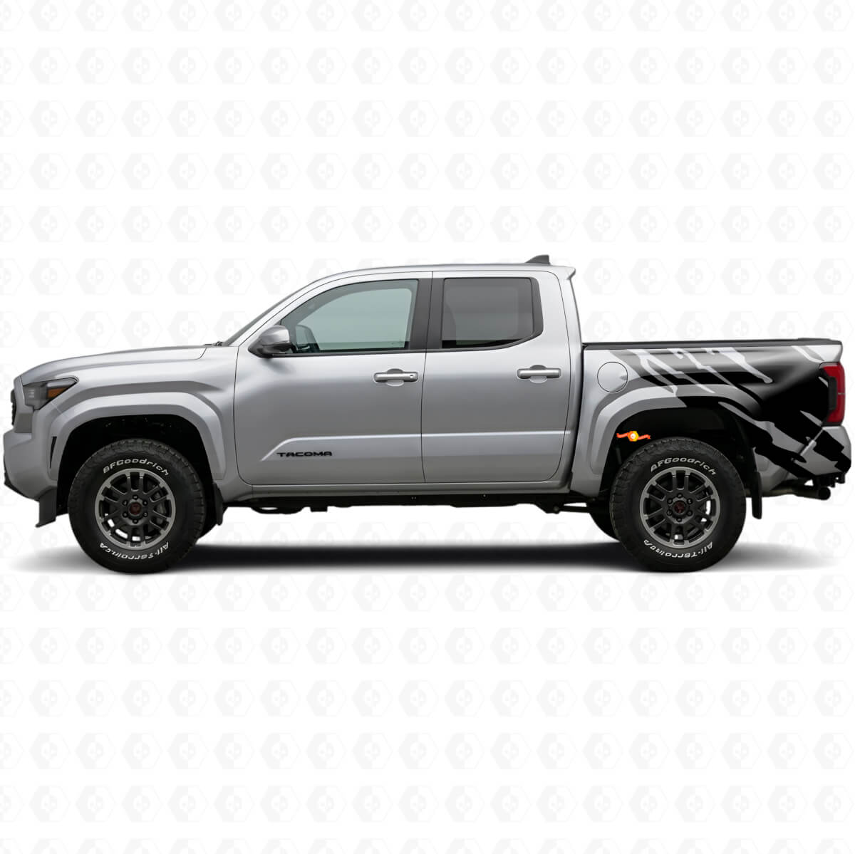 Mud Splash Graphic Rear Side Vinyl Decal for Toyota Tacoma 2023+