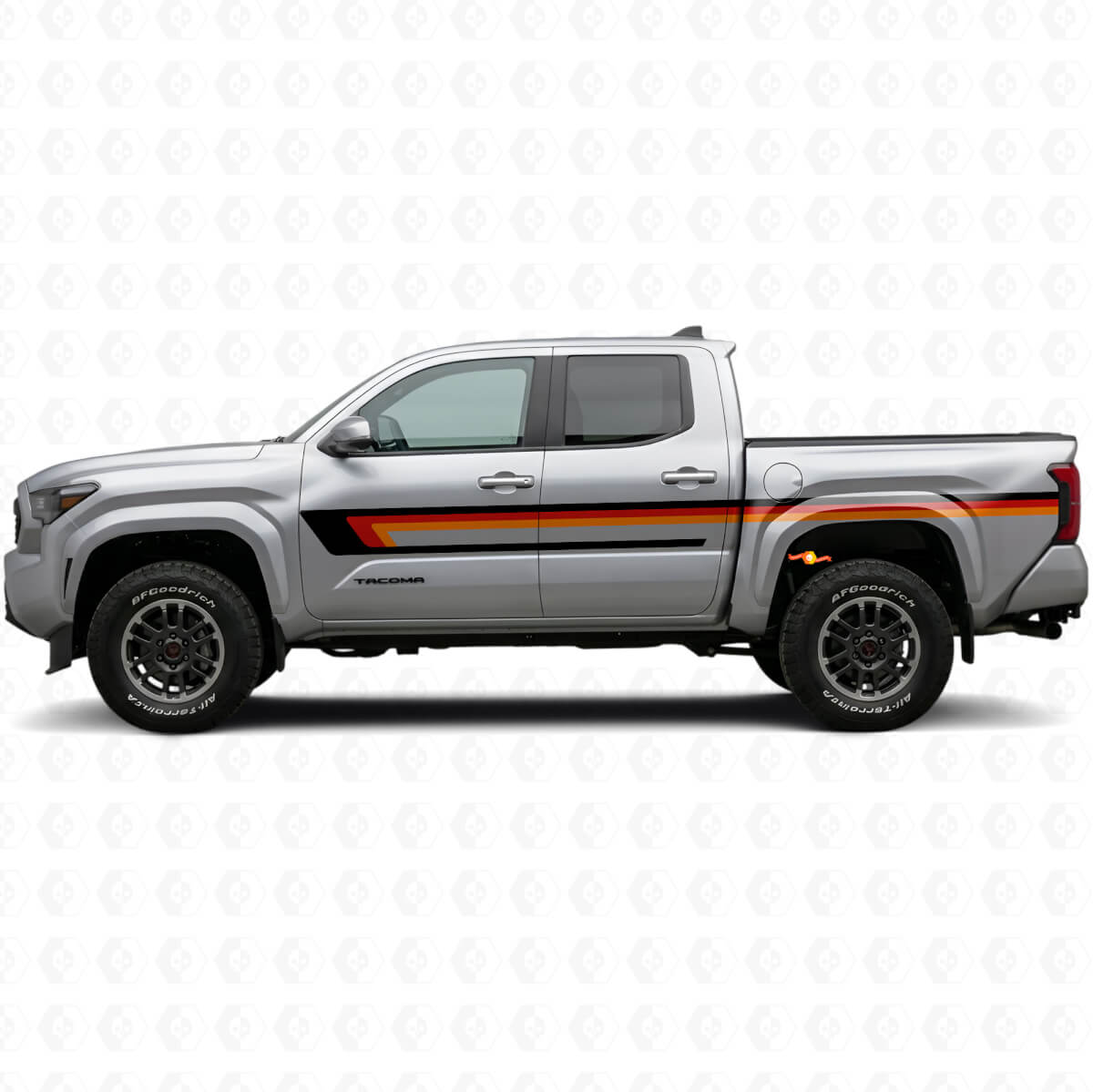 Triple Stripes Door Side Vinyl Decal for Toyota Tacoma 2023+