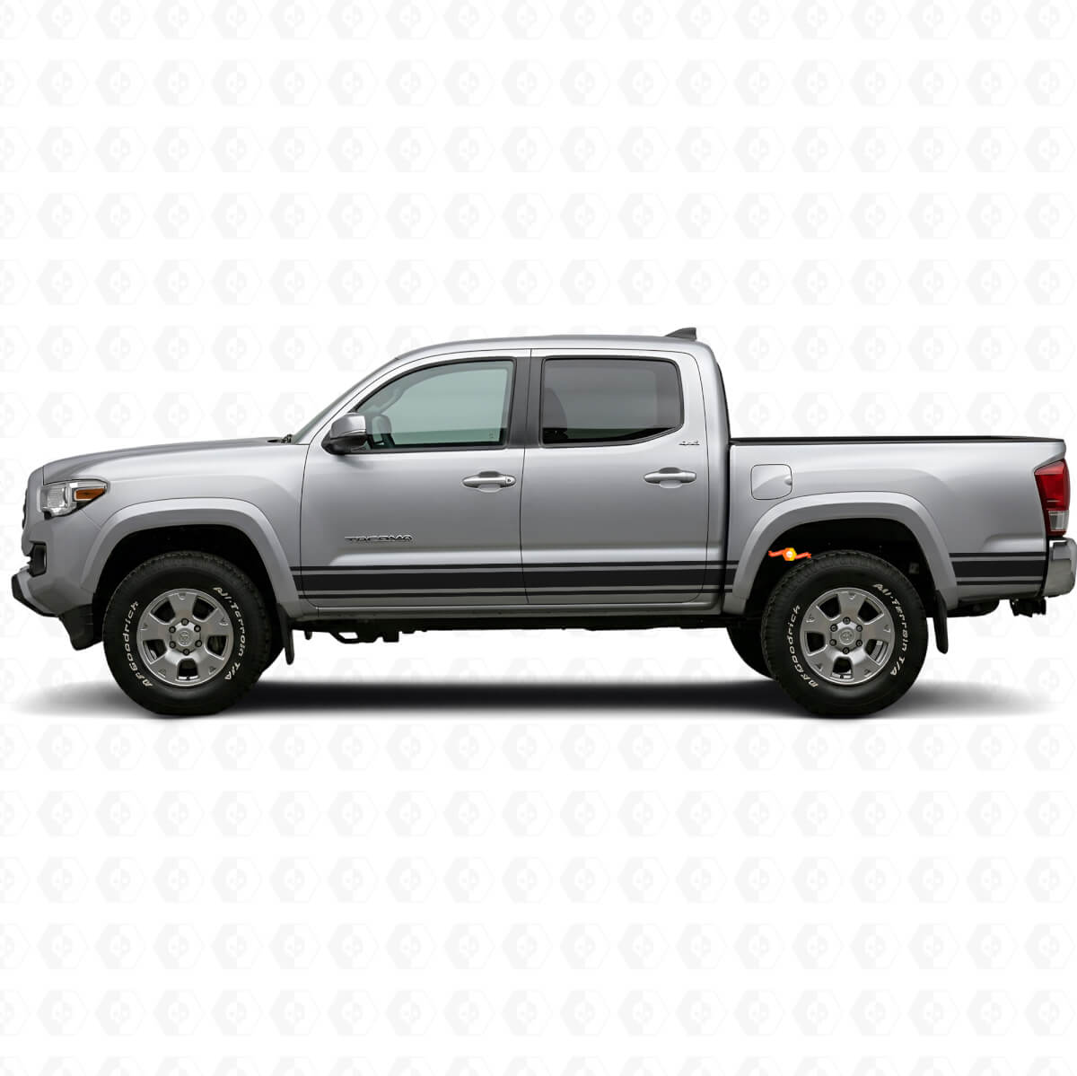 Straight Lines Rocker Panel Vinyl Decal for Toyota Tacoma 2015-2023