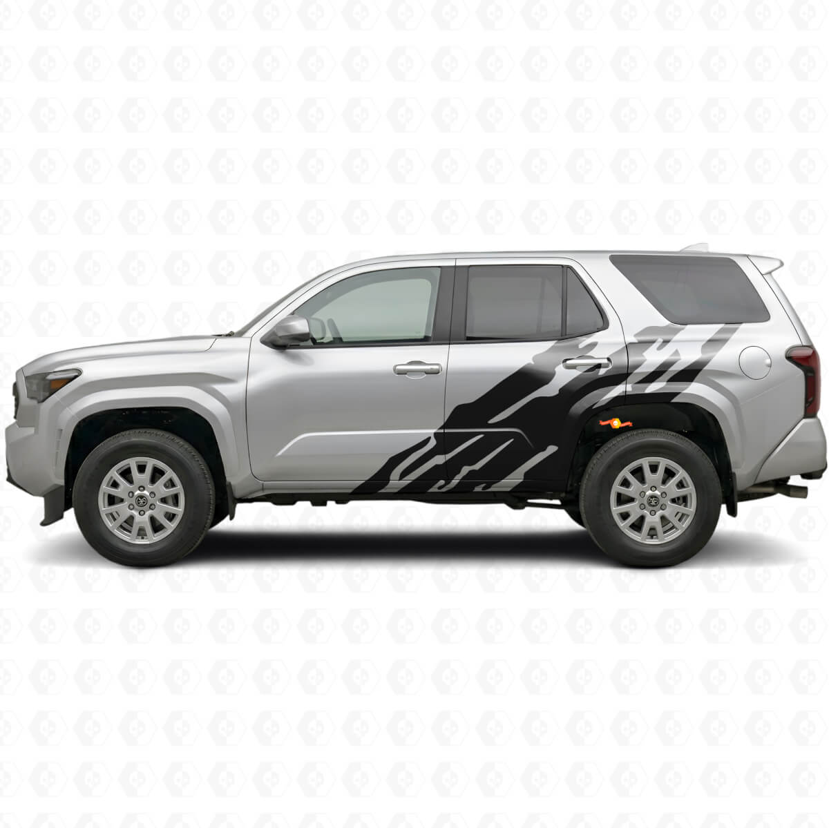 Mud Splash Graphic Side Vinyl Decal for Toyota 4Runner 2024+