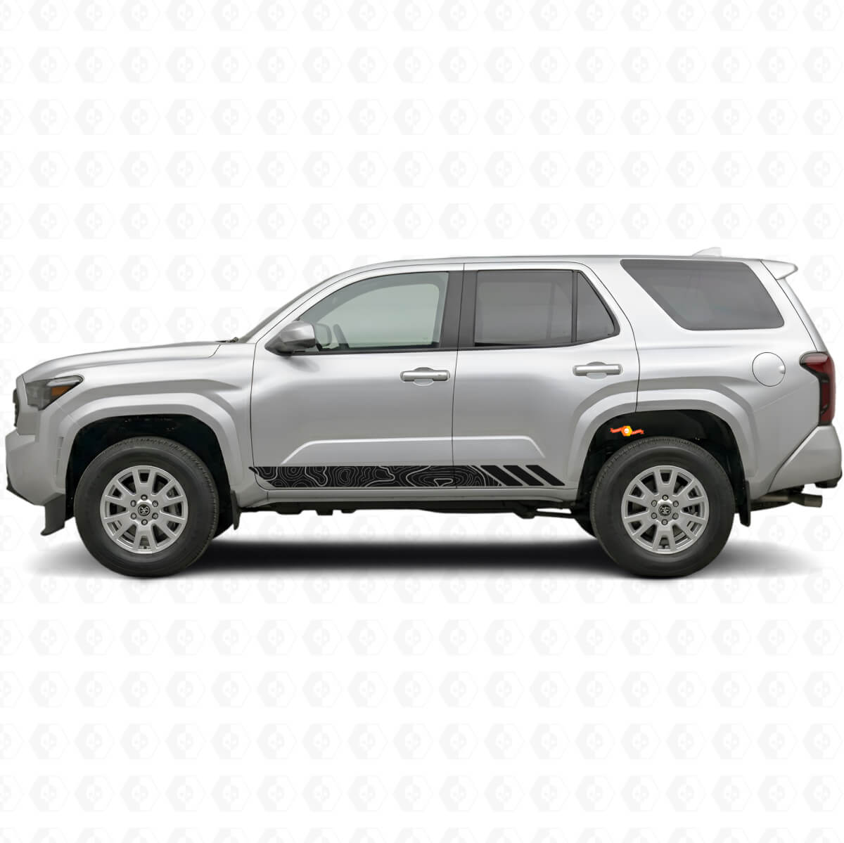 Autobarn Style Stripes Doors Vinyl Decal for Toyota 4Runner 2024+