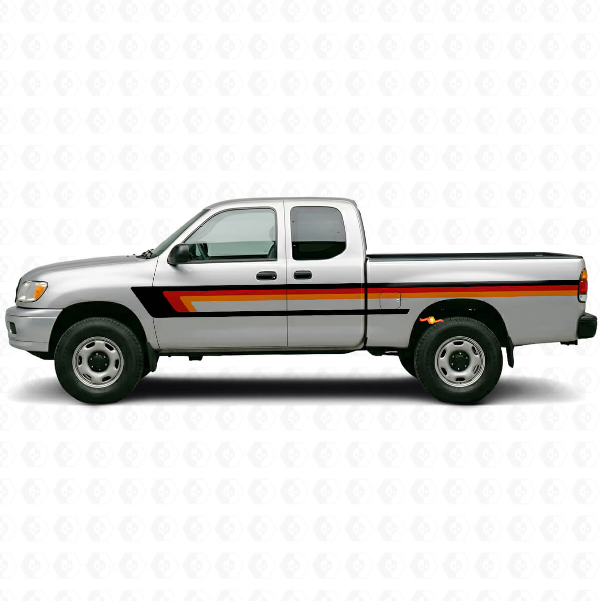 Triple Stripes Door Side Vinyl Decal for Toyota Tundra 1999-2006