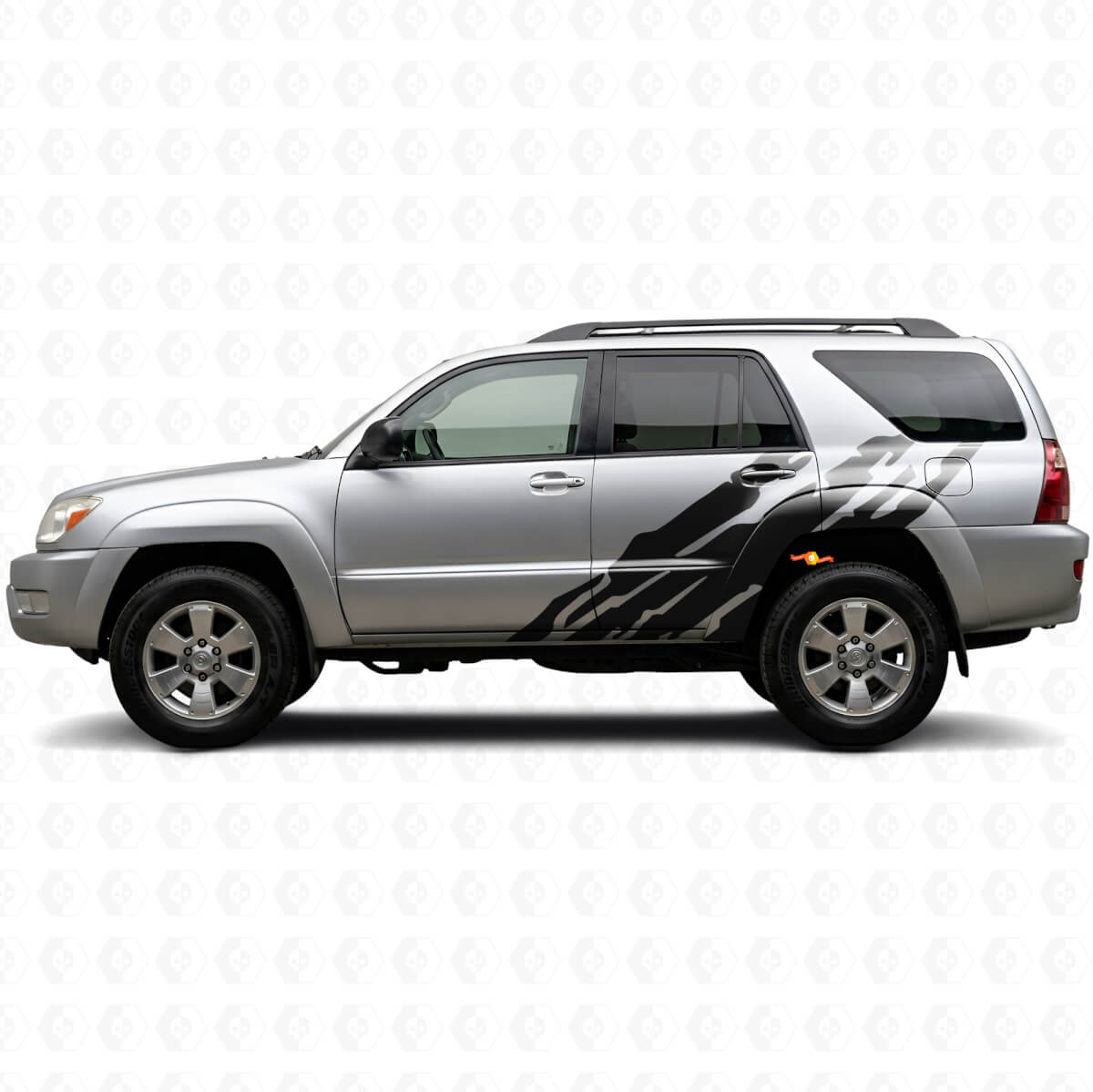 Mud Splash Graphic Side Vinyl Decal for Toyota 4Runner 2002-2009