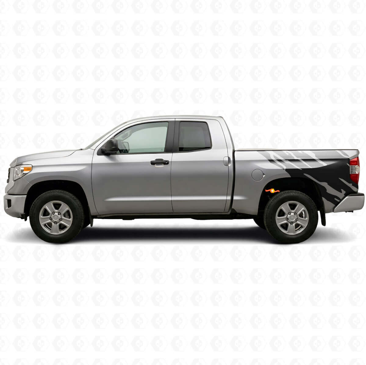 Mud Splash Bedside Vinyl Decal Sticker for Toyota Tundra 2007-2021