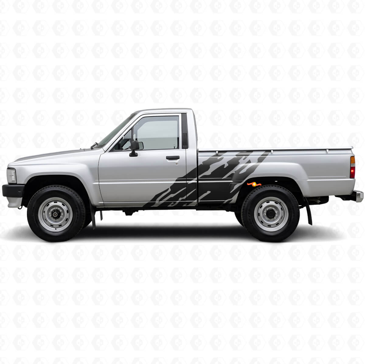 Mud Splash Graphic Side Vinyl Decal for Toyota Hilux 1983-1988