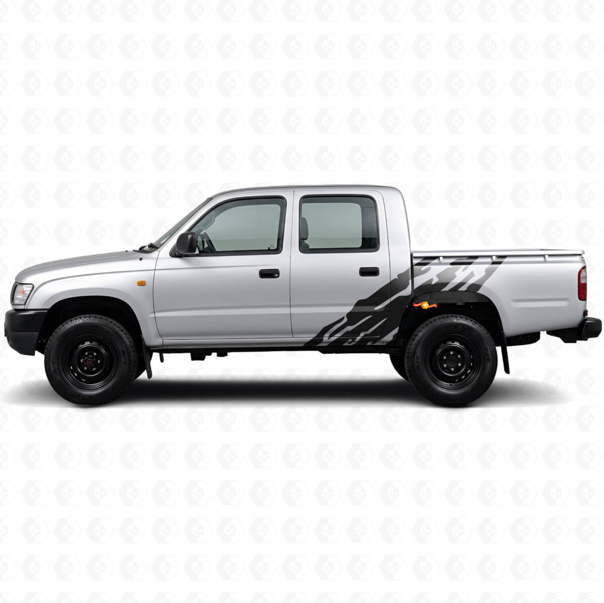 Mud Splash Graphic Side Vinyl Decal for Toyota Hilux 1997-2004