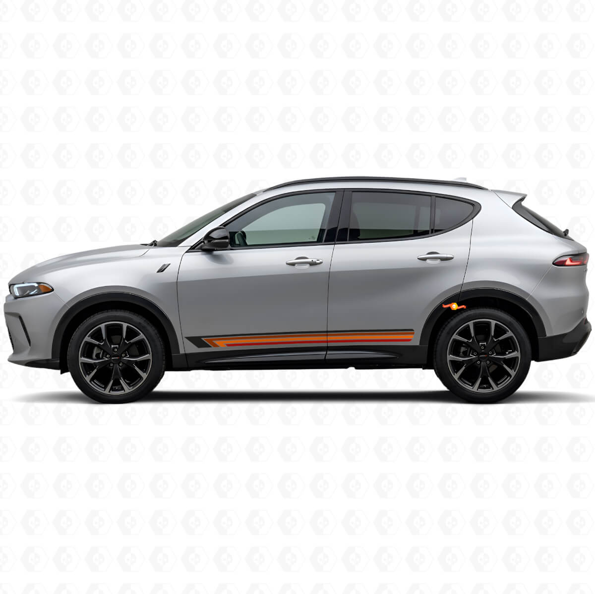 Vinyl Adhesive Side Stripes Retro Straight for Hornet 2023+