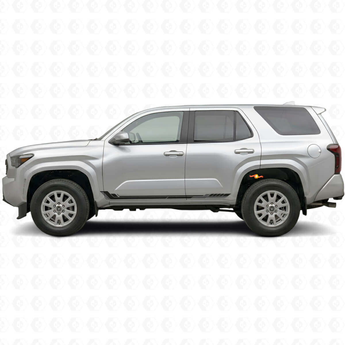 Racing Style Side Stripes Vinyl Decal for Toyota 4Runner 2024+