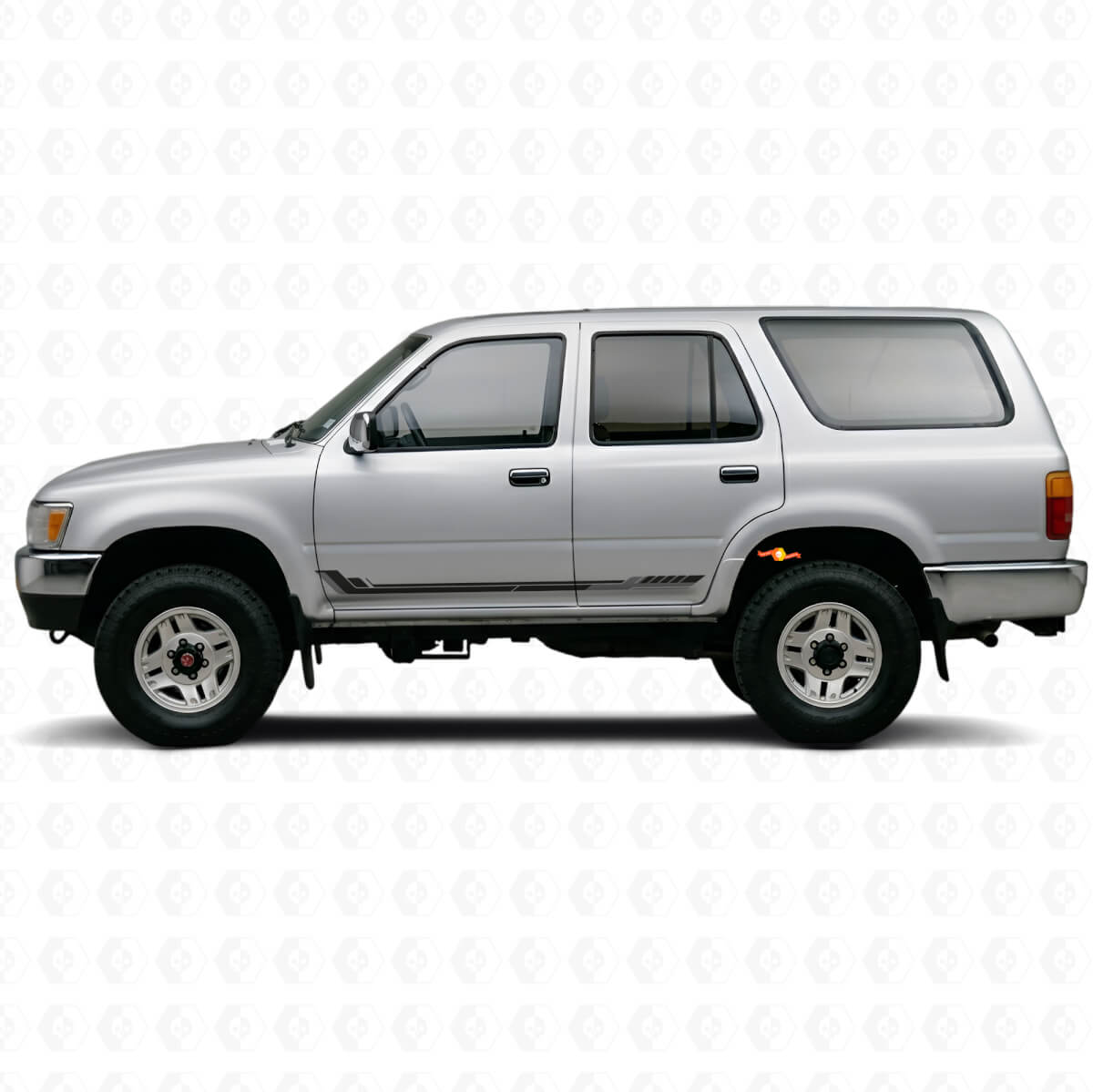 Racing Style Side Stripes Vinyl Decal for Toyota 4Runner 1989-1995