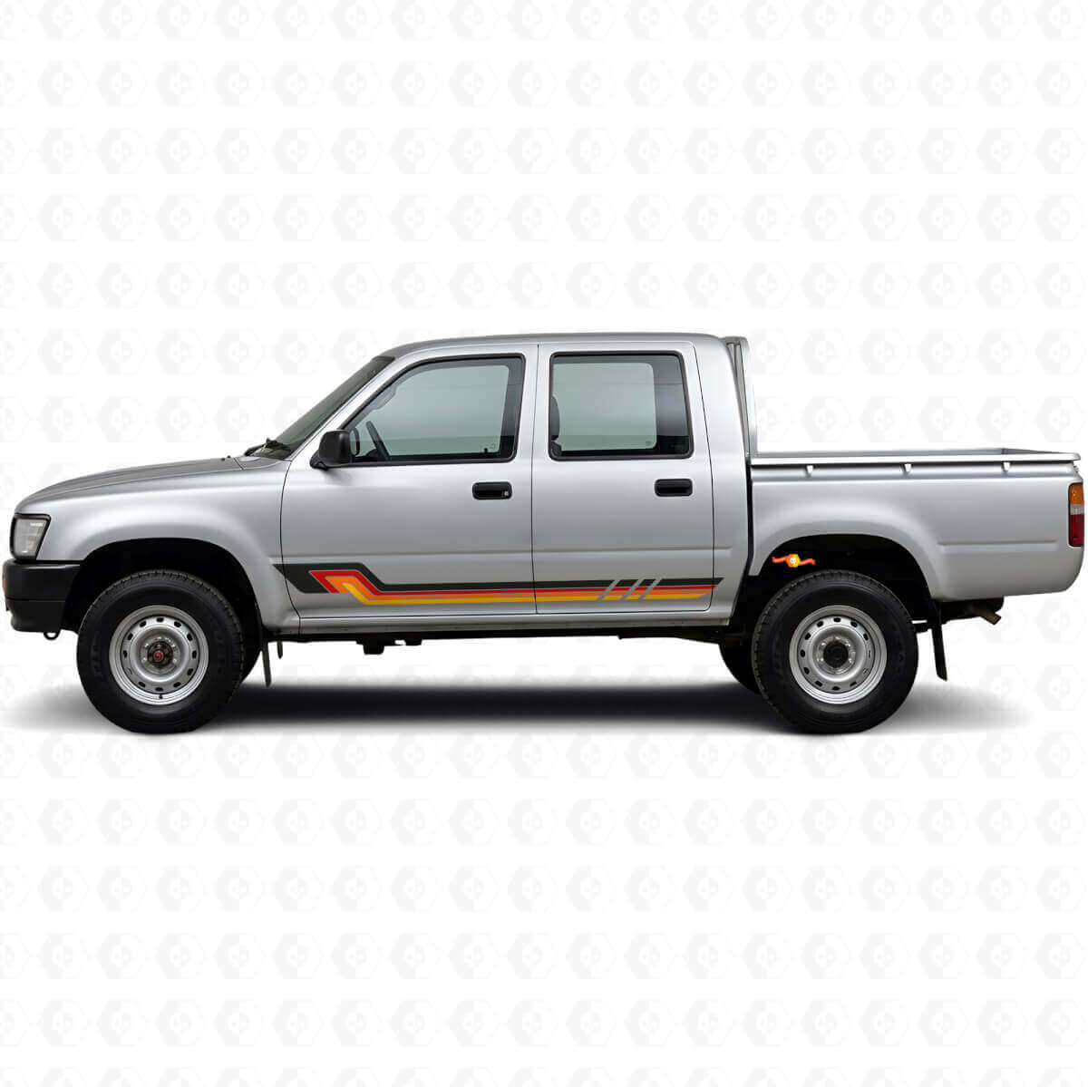 Vintage Style Side Stripes Vinyl Decal for Toyota Hilux 1988-1997