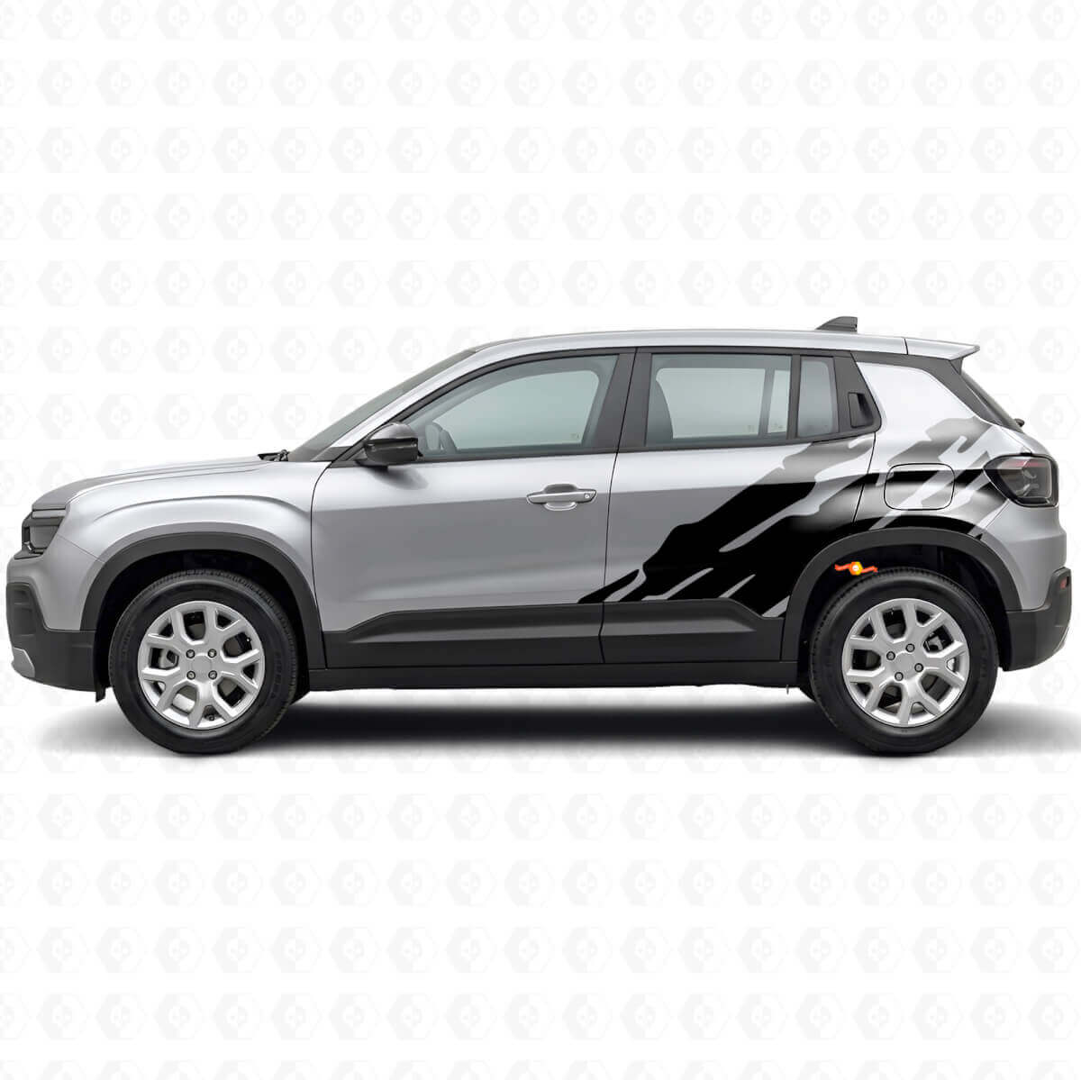 Mud Splash Graphic Side Vinyl Decal for Jeep Avenger 2023+
