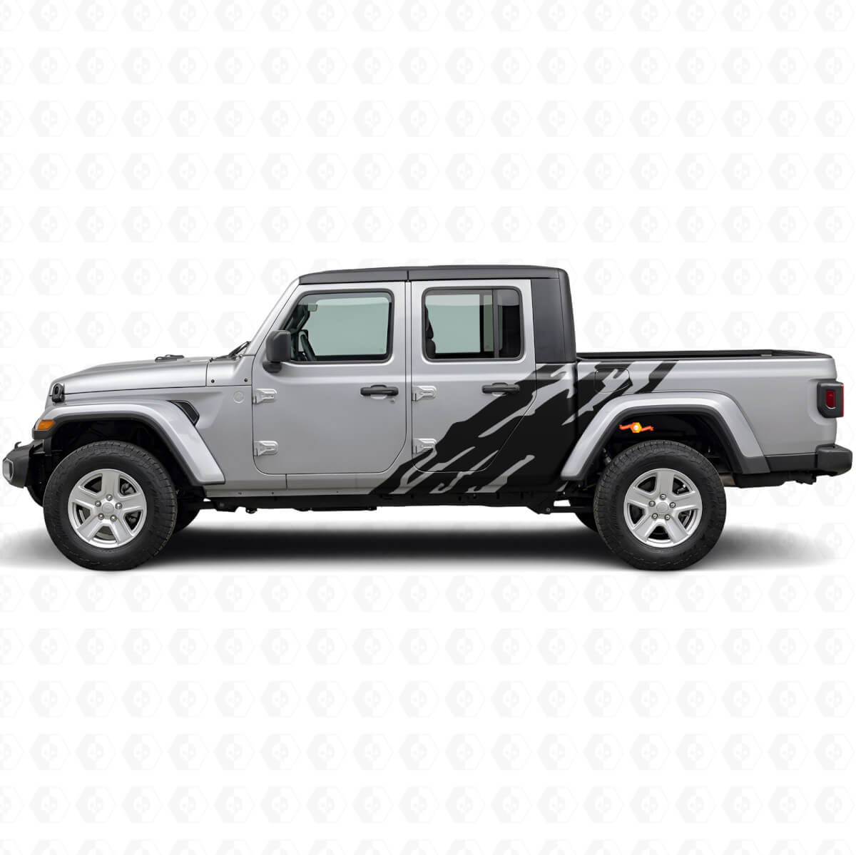 Mud Splash Graphic Side Vinyl Decal for Jeep Gladiator 2020+