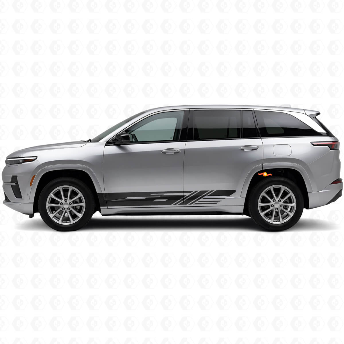 Decorated Side Stripes Vinyl Decal for Jeep Wagoneer S 2024+