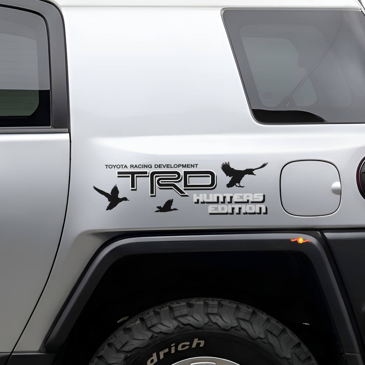 TRD Hunters Edition Side Vinyl Decals for Toyota FJ Cruiser