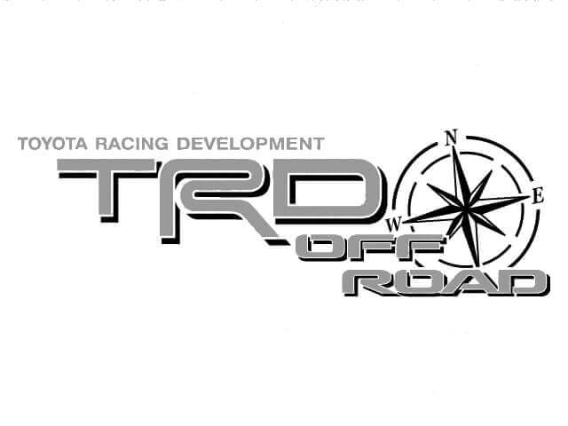TRD-Style Off Road Compass Side Vinyl Decal Set for Toyota FJ Cruiser