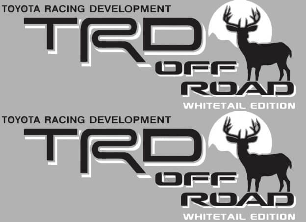 TRD Off Road Whitetail Edition Deer Side Decals for Toyota FJ Cruiser