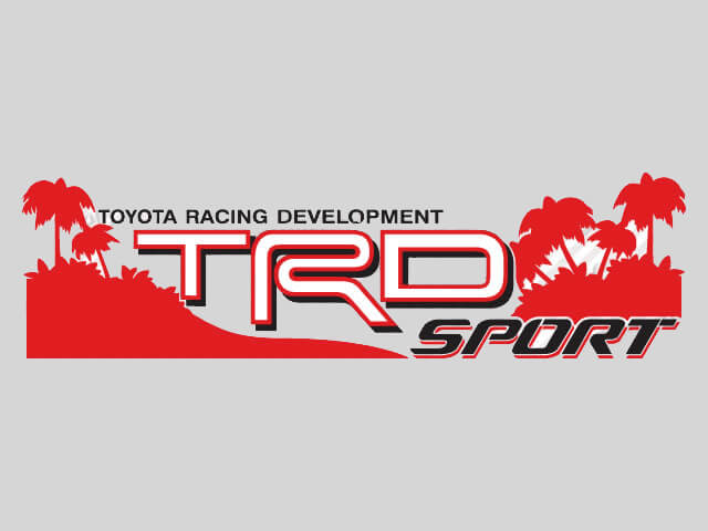 2 TOYOTA TRD OFF  SPORT BEACH DECAL TRD racing development side vinyl decal sticker
