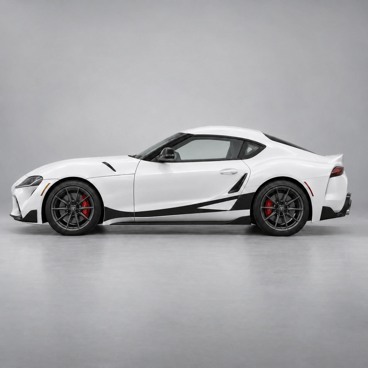 Open Sweep Side Vinyl Decal Sticker for Toyota Supra 2020-2026