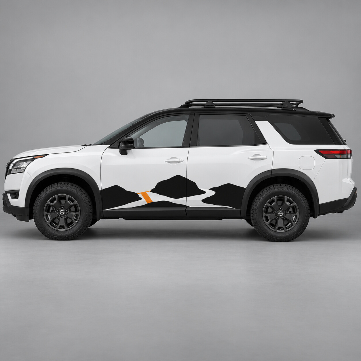 Rock Creek Crossing Side Vinyl Decal Sticker for Nissan Pathfinder 2023