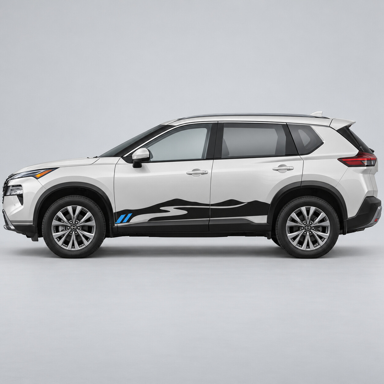 Ridge Road Side Door Vinyl Decal Sticker for Nissan Rogue SV AWD T33 2021–2023