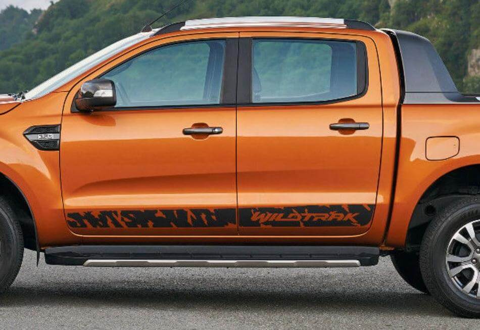 Musclecar Ranger Wildtrak wild side stripe graphics decal sticker