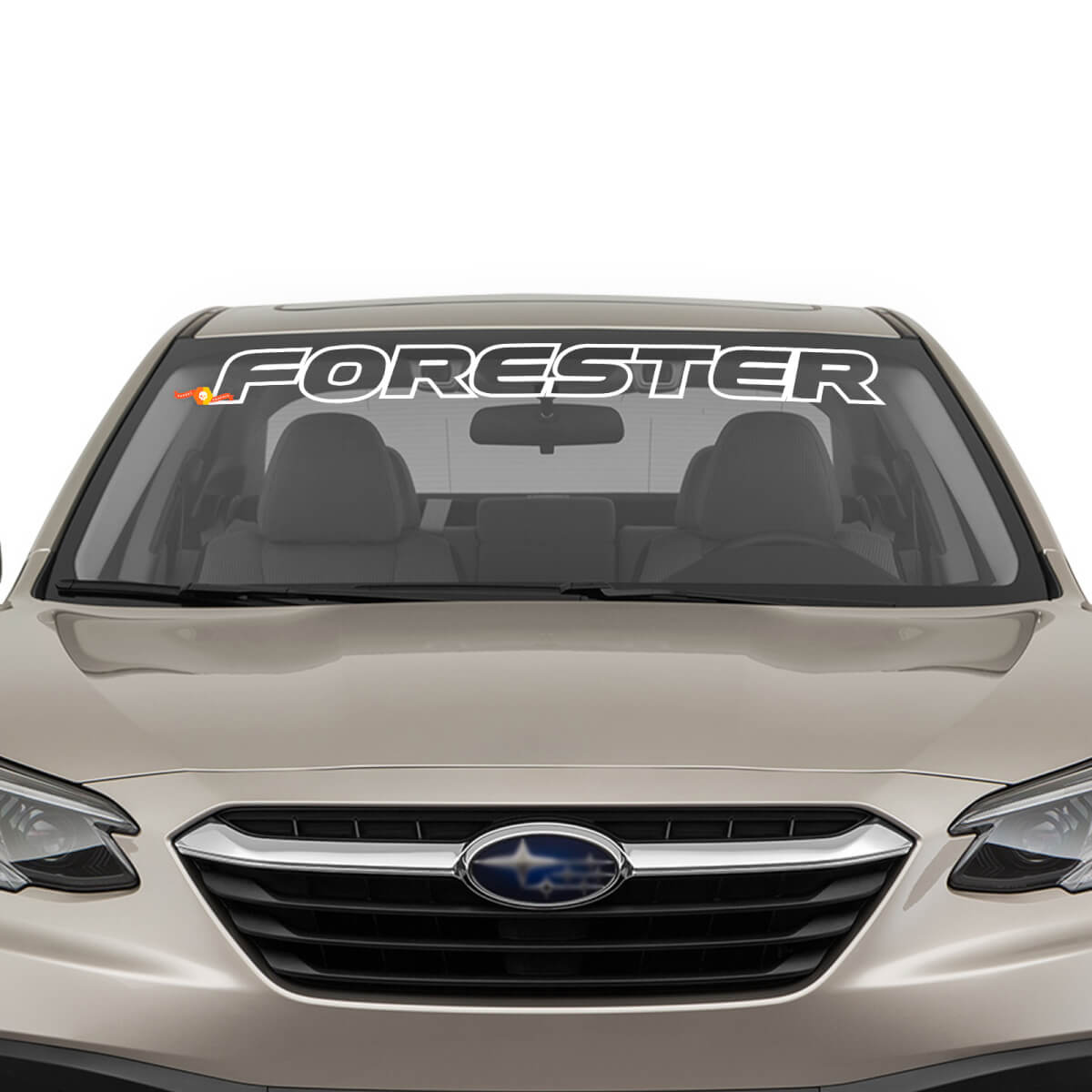 OUTLINE STYLE Windshield Banner Vinyl Decal Sticker fit Suba FORESTER
