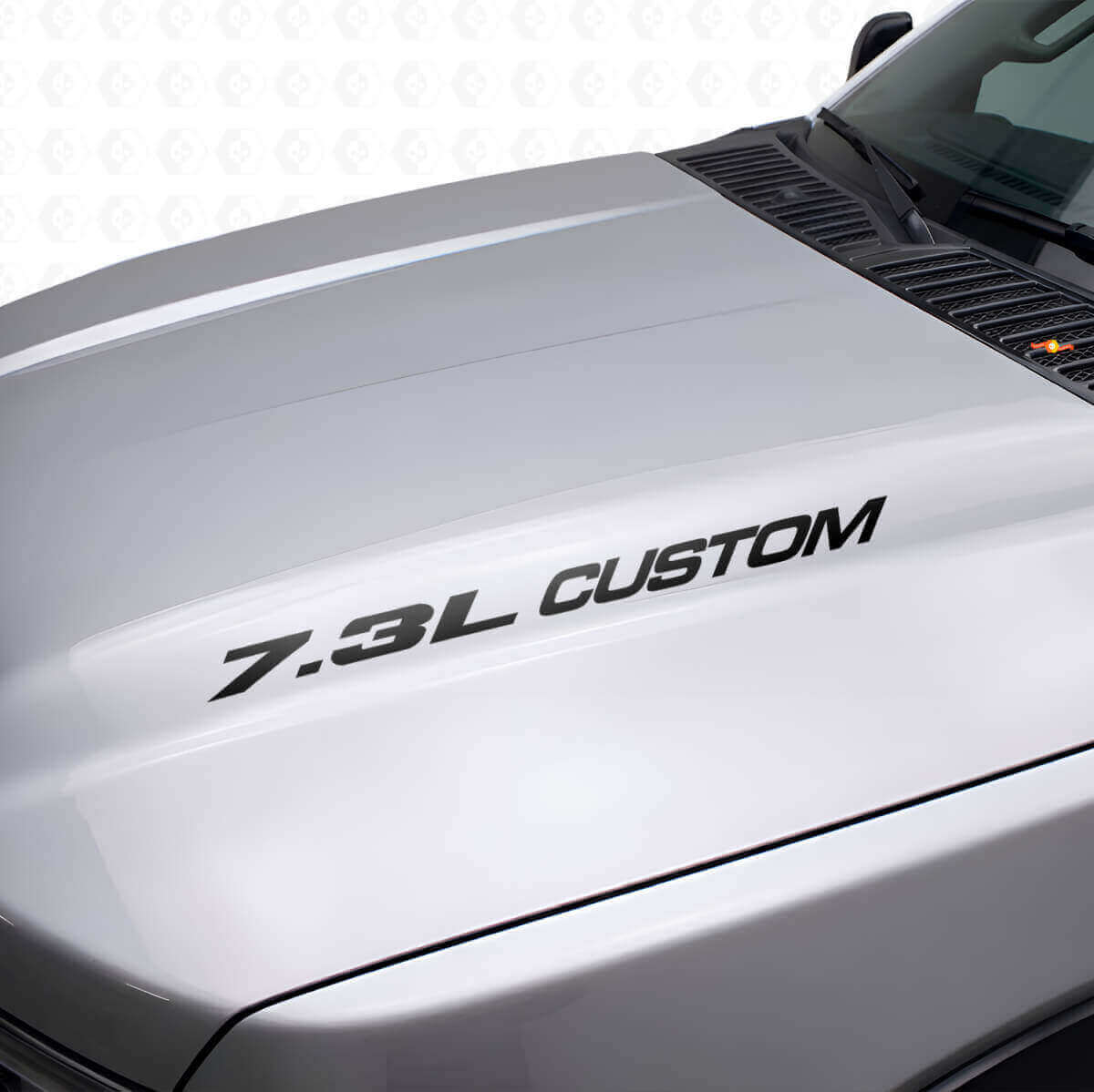 7.3L Custom Hood Vinyl Decal Set for Musclecar truck F250 F350 