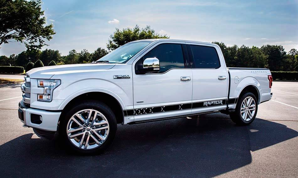 Autocolant cu dungi laterale Model 5 pentru Ford F-150