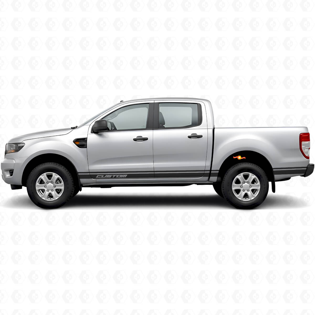 Personal Lettering Side Stripe Vinyl Decal for Musclecar Ranger 2012-2020