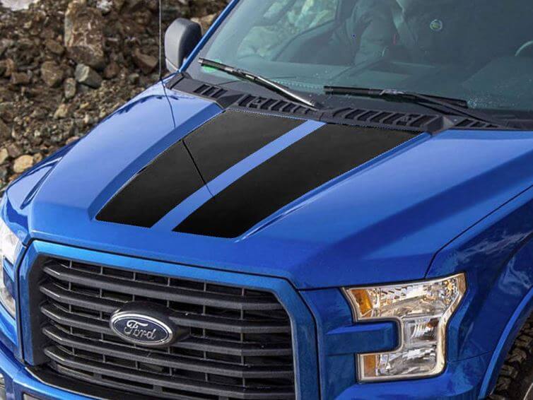 Musclecar truck 2015-2016 truck hood graphics stripe decal sticker 4
