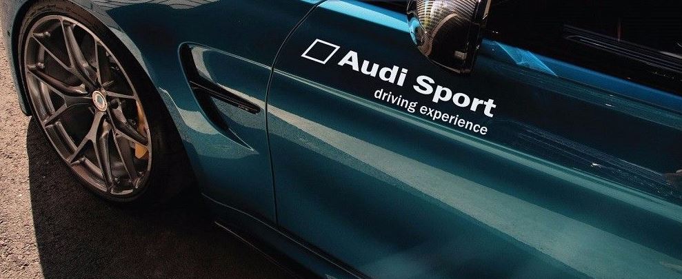 Audi Sport Driving Experience Side Door Vinyl Decal Sticker for Audi S4