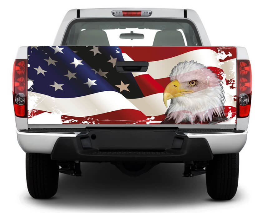 Australian Aussie Eagle flag Tailgate Decal Sticker Wrap Ute SUV Car
