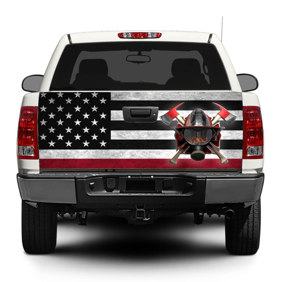 Australian flag Firefighter Tailgate Decal Sticker Wrap Pick-up Truck SUV Car
