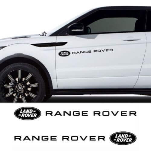 Range Rover Side Logo Vinyl Decal Pair for Land Rover