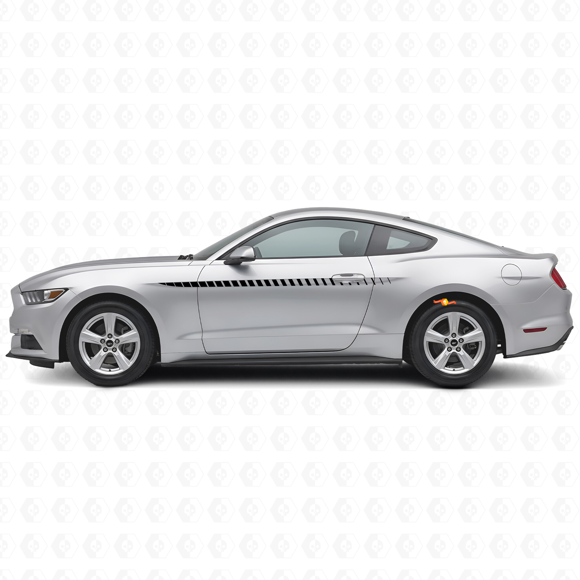 Racing Stripes Side Vinyl Decal Kit for Musclecar Musclecarmodel 2015-2020