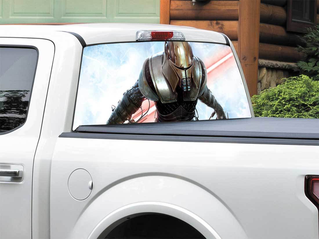 Lightsaber Sith Star Wars Rear Window Decal Sticker Pick-up Truck SUV Car any size