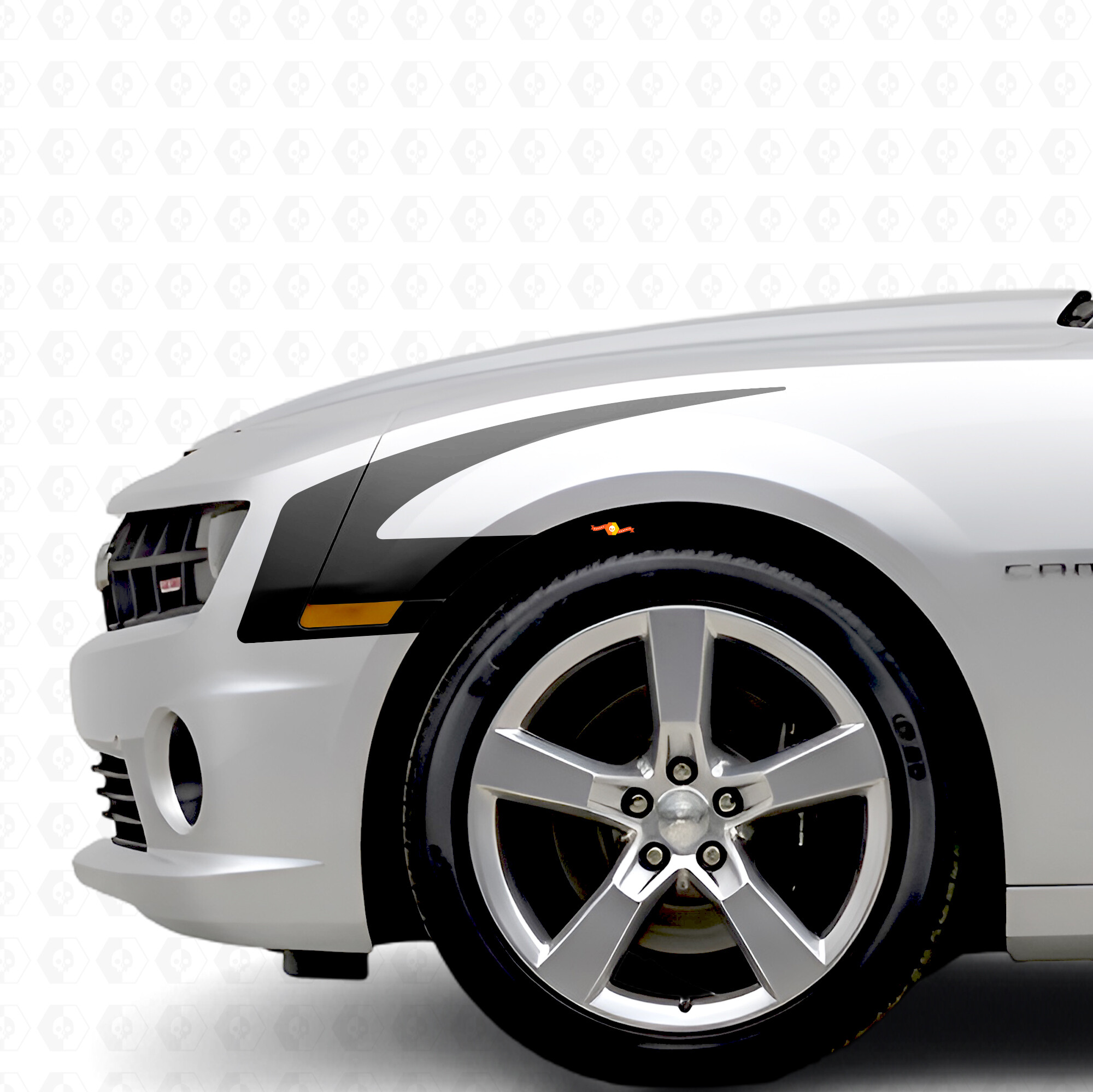 Hook-style Stripes Side Vinyl Decal Sticker for Chevrolet Camaro 2010-2015