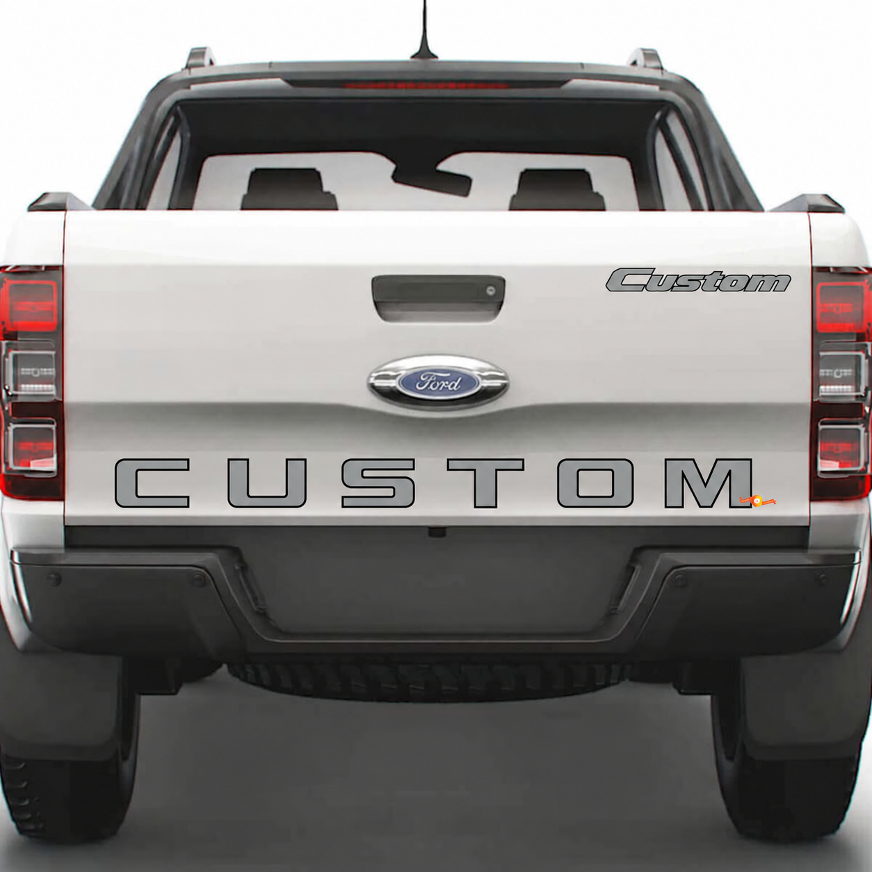 Custom Text Rear Tailgate Decals Stickers for Musclecar Ranger Wildtrak